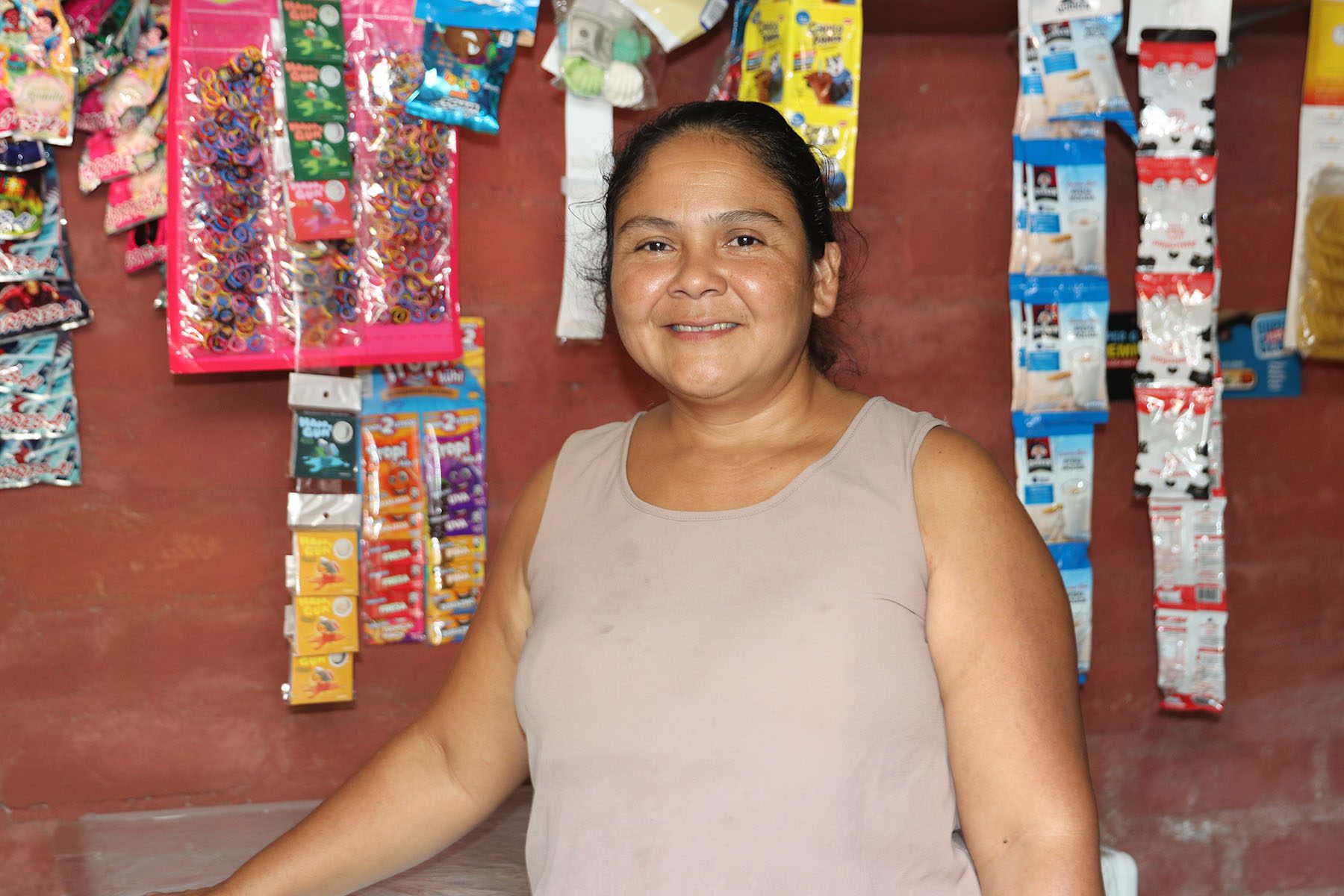 Emprendedora de Suchitoto, Lorena Guadalupe Landaverde de Reyes